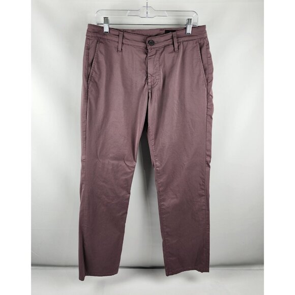 AG Adriano Goldschmied Jeans Mens 32R Plum The Marshall Trouser Slim Leg (32x29) - Picture 1 of 10